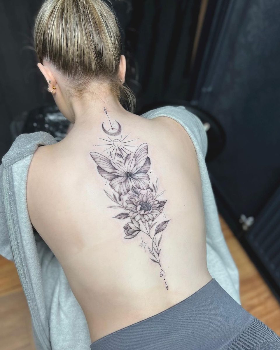 17 spine tattoos that make for beautiful backbones