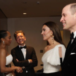 Kate Middleton Gives Husband, Prince William, a Playful Love Tap on Red Carpet of 76th EE BAFTA Film Awards
