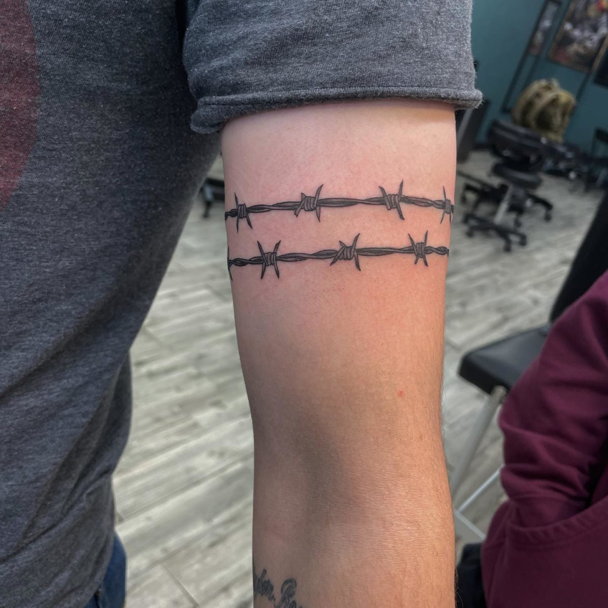 barbed wire tattoo