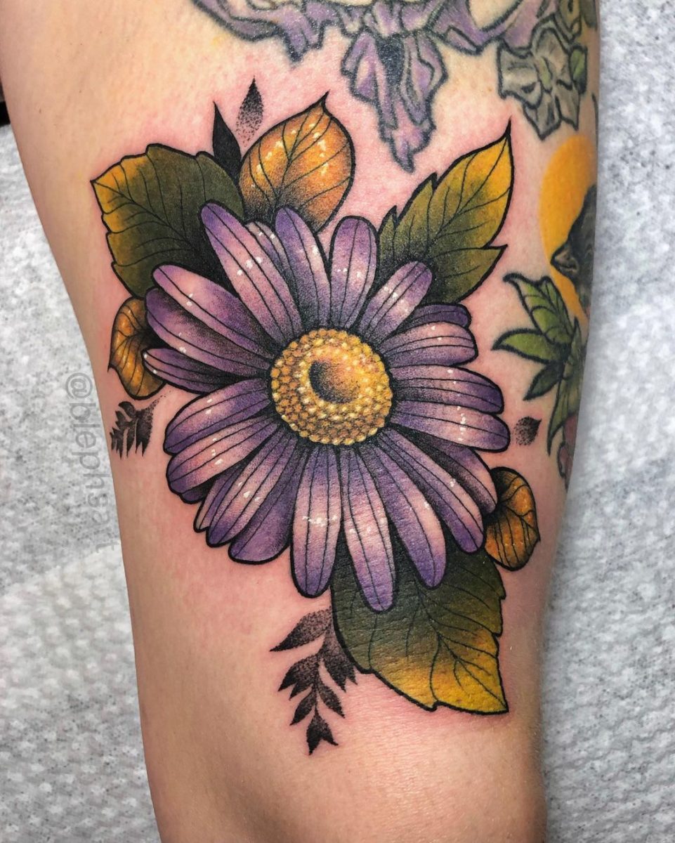 African daisy done on... - Immaculate Concept Tattoo | Facebook