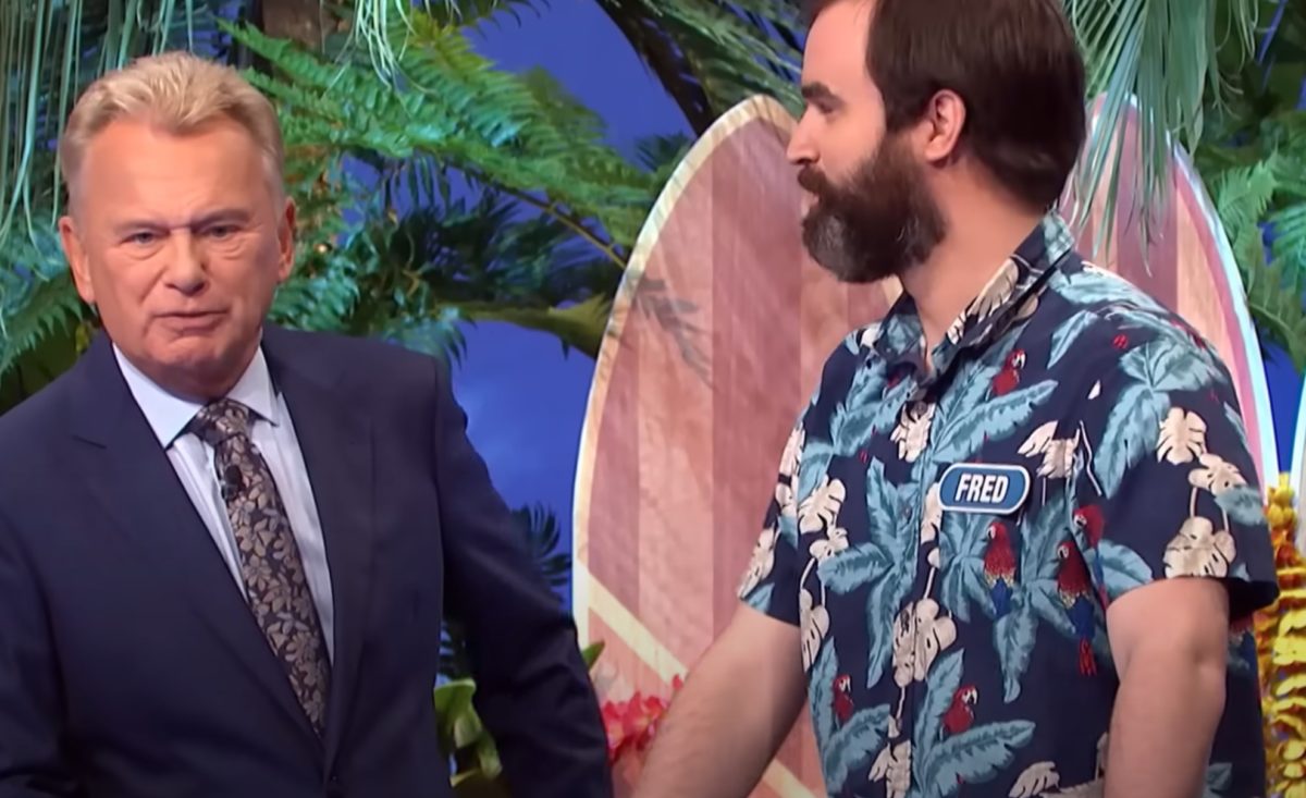 Pat Sajak Playfully Wrestles ‘Wheel of Fortune’ Contestant, Who Happens to be a Professional Wrestler, After a Perfect Game | Pat Sajak surprises contestant, Fred Fletcher Jackson, with an impromptu wrestling match after he puts together a perfect 'Wheel of Fortune' performance.
