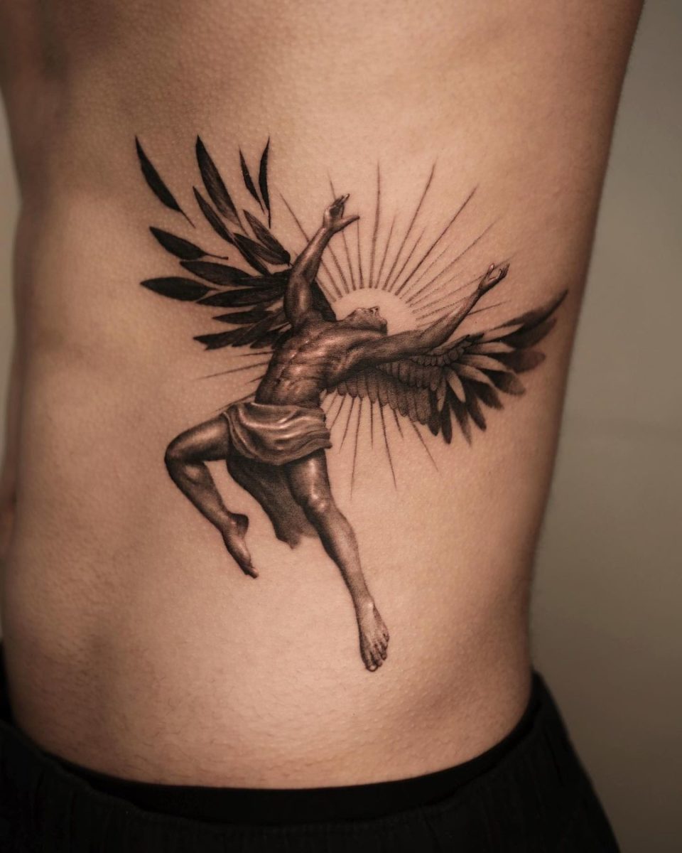  Fallen Angel Tattoos 