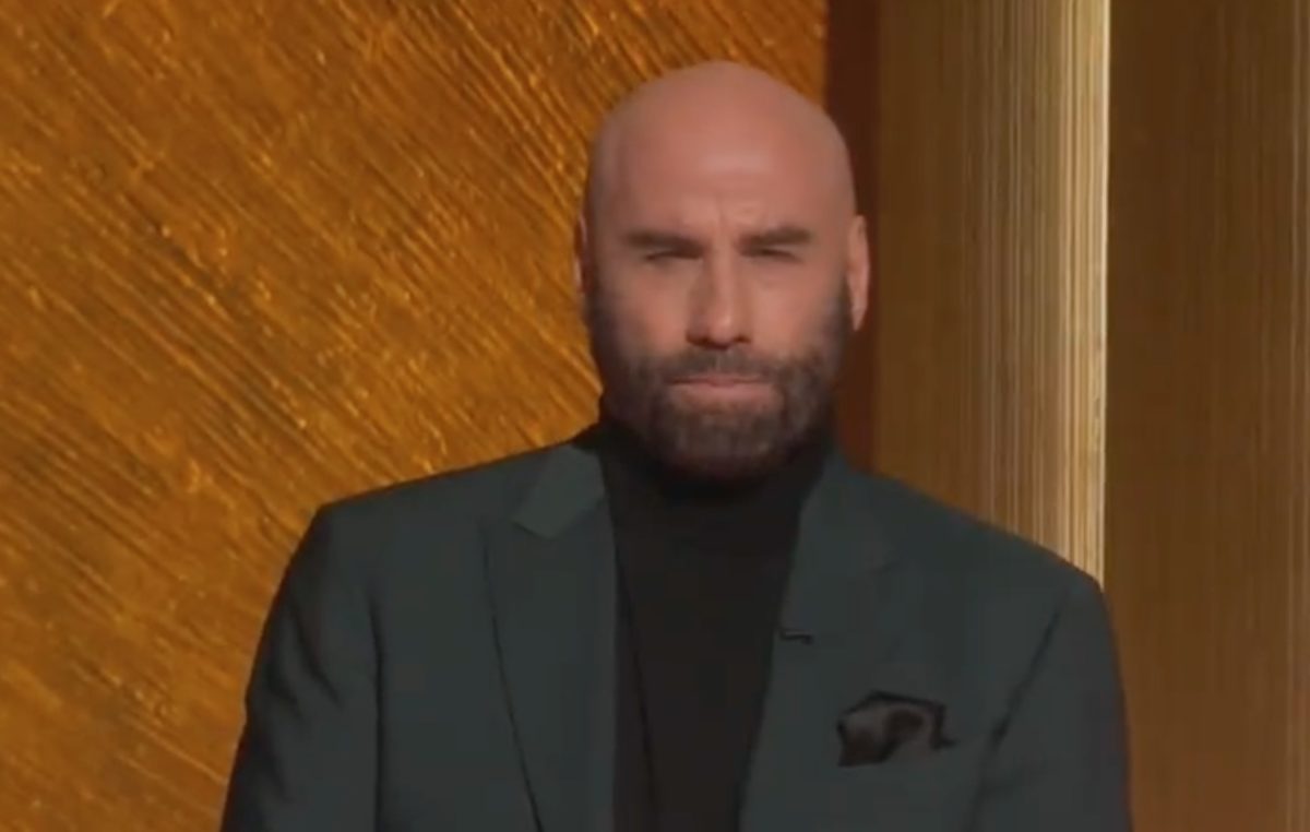 John Travolta Gets Super Emotional On Oscars Stage As He's Asked To