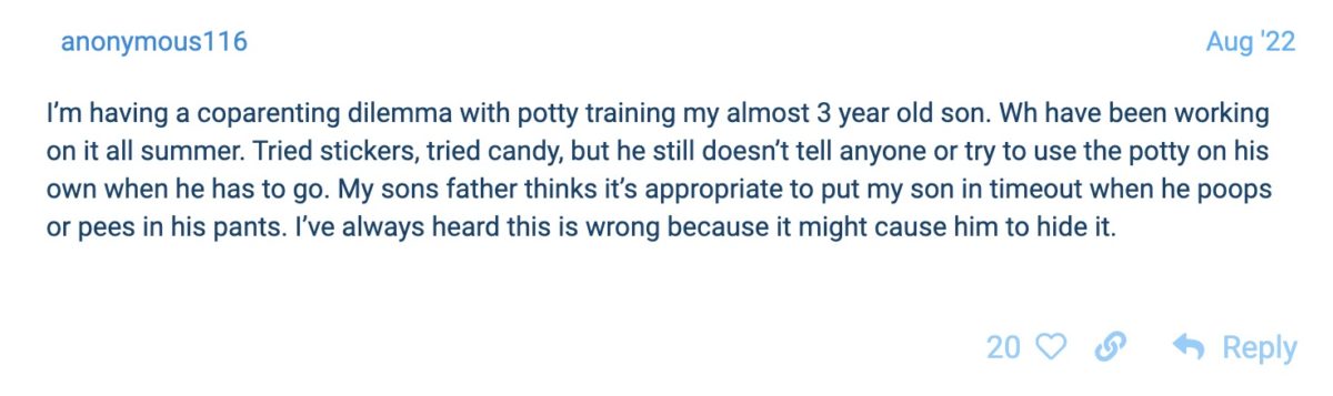Potty training questions