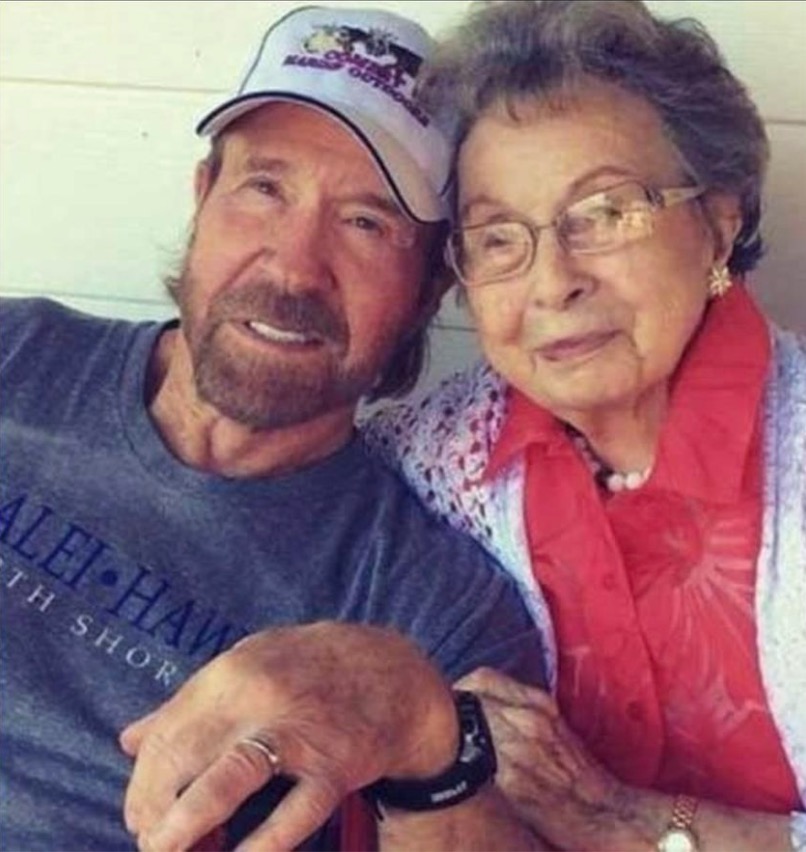 Chuck Norris Honors Mother, Wilma, and Wife, Gena, With Sweet Mother’s Day Tribute | People like to joke about Chuck Norris’ toughness, masculinity, and sophistication, but he’s just like the rest of us when Mother’s Day rolls around.