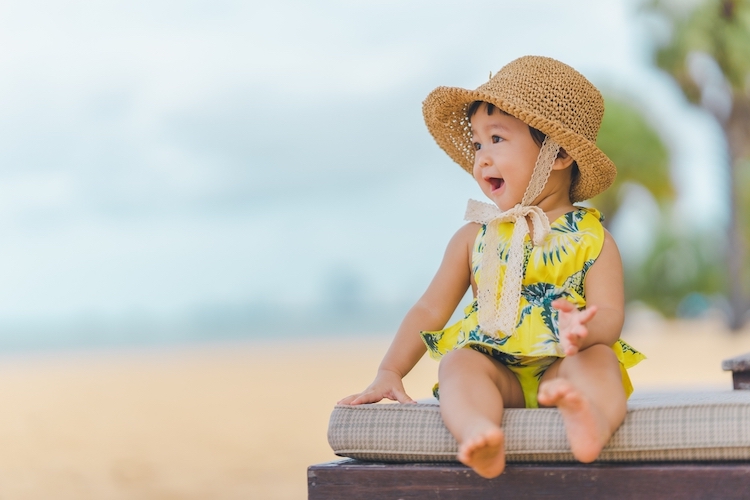 25 Beachy Baby Names for Girls That Have the Viral 'Coconut Girl' Aesthetic