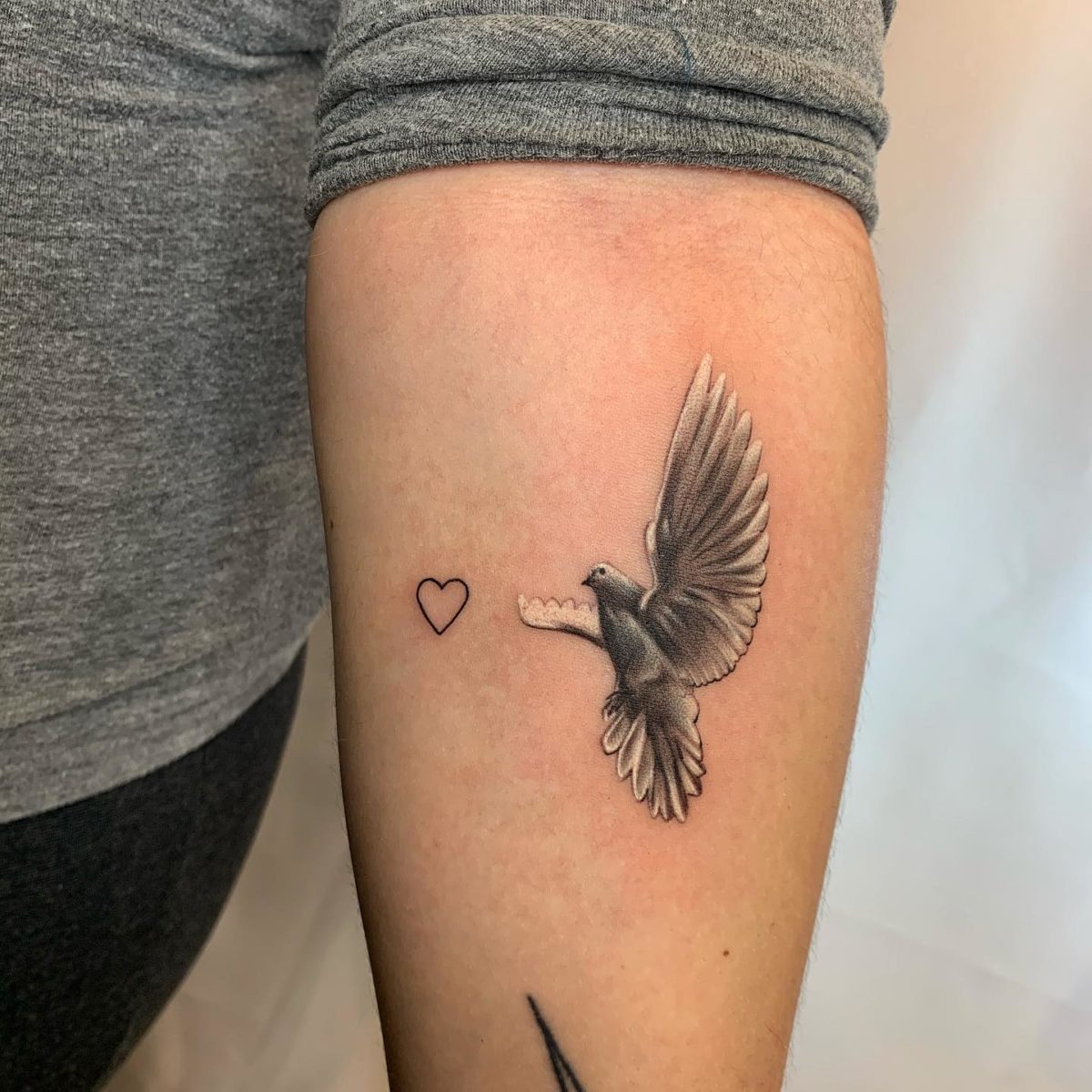 Small Tattoos for Women | Small dove tattoos, Flying bird tattoo, Tattoos  for women small