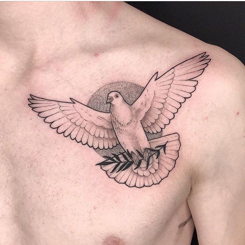 20 Gorgeous Dove Tattoo Ideas For Men - Styleoholic