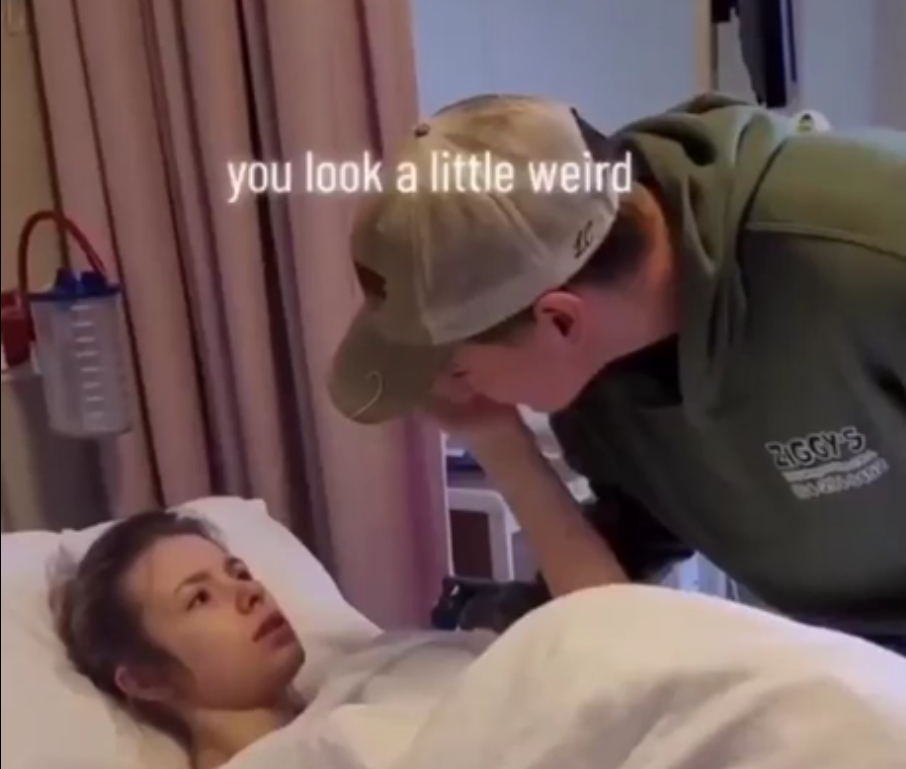 WATCH: Woman Doesn’t Recognize Boyfriend While Coming Down From Anesthesia, But Thinks He’s Cute