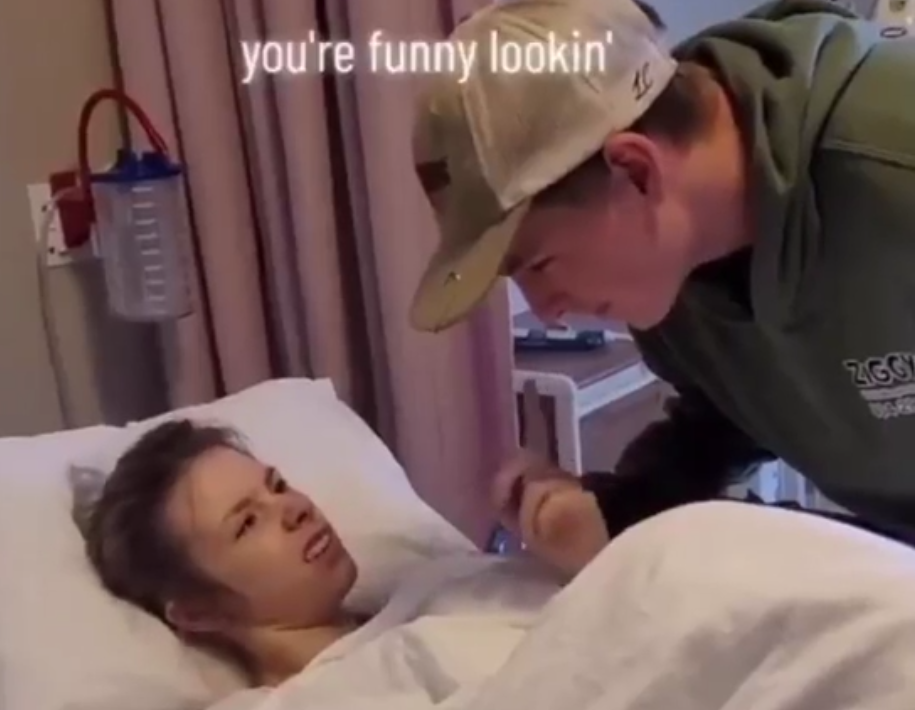 WATCH: Woman Doesn’t Recognize Boyfriend While Coming Down From Anesthesia, But Thinks He’s Cute