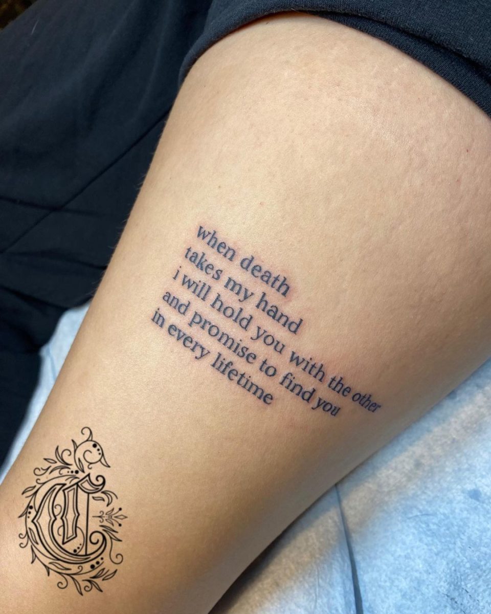 Oceans- Hillsong Tattoo! 😍 | Tattoos, Friendship tattoos, Verse tattoos