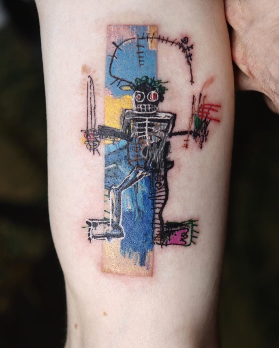 Basquiat-Inspired Tattoos 