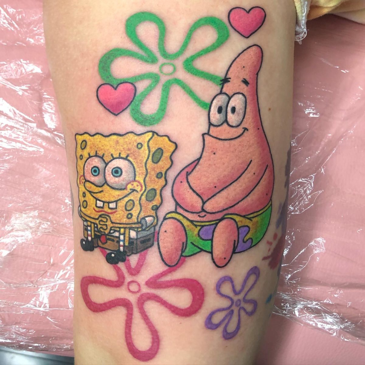 SpongeBob tattoos