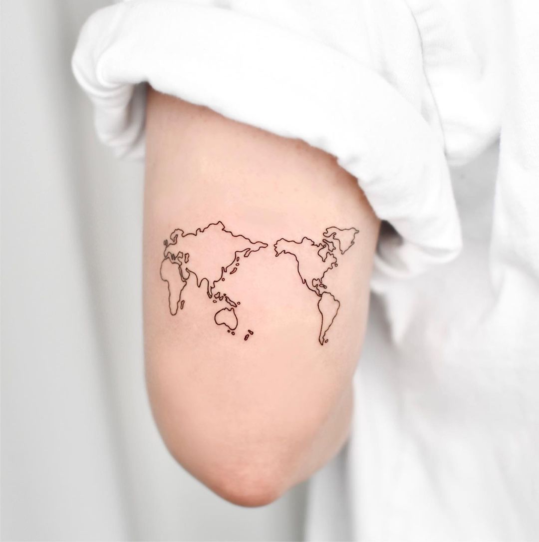 Map tattoo
