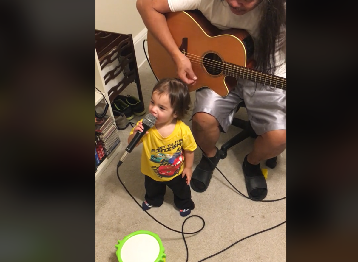 Singing Baby Goes Viral on TikTok for Passionate Performance With Grandfather