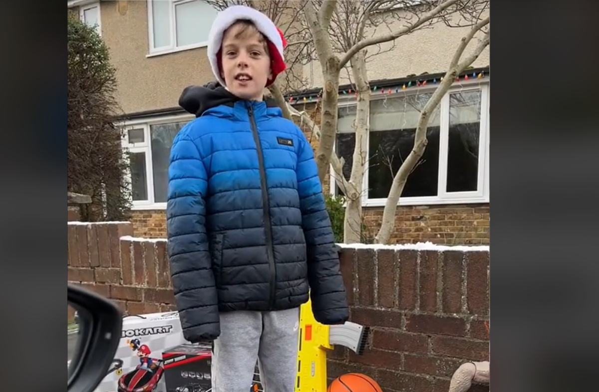 10-Year-Old Boy Goes Viral for Selling Toys in the Freezing Cold to Buy His Mother a Christmas Gift