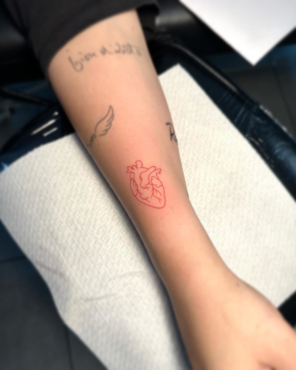 Red Ink Tattoos Kylie Jenner 