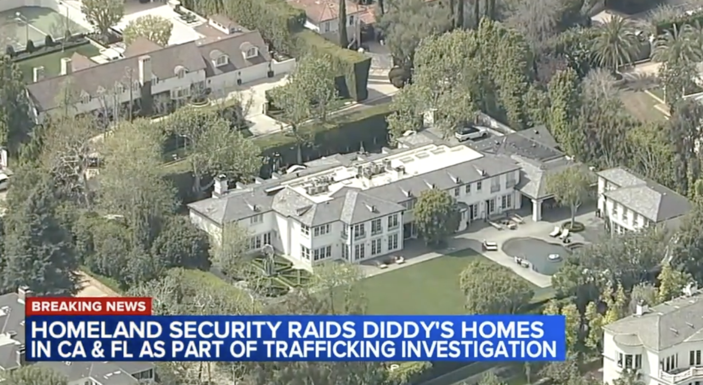 Rapper P Diddy Homes Raided By Homeland Security