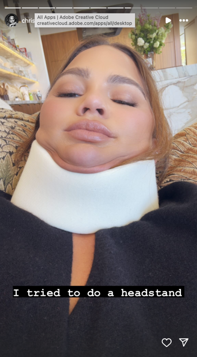 Chrissy Teigen Apologizes After Sharing Photos of Herself in a Neck Brace | Chrissy Teigen is setting the record straight after posting photos of herself in a neck brace.