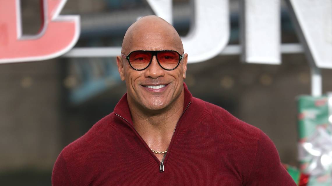 dwayne johnson red one photocall