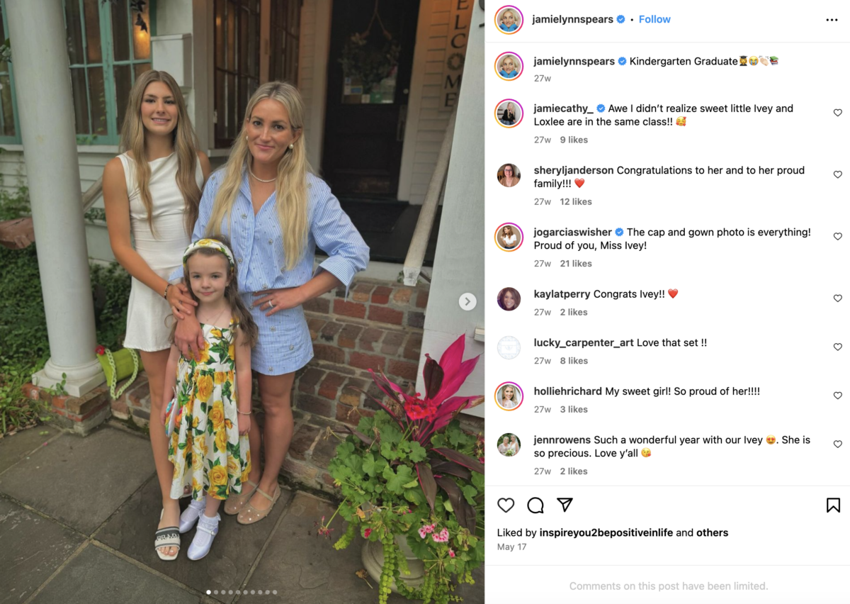 Jamie Lynn Spears reveals 16-year-old daughter's athletic college plans | “I can remember it like it was just yesterday, as the whole world watched and judged as I made the choice to have my baby at 16 years old."