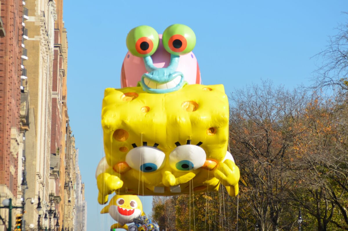 macys thanksgiving day parade spongebob