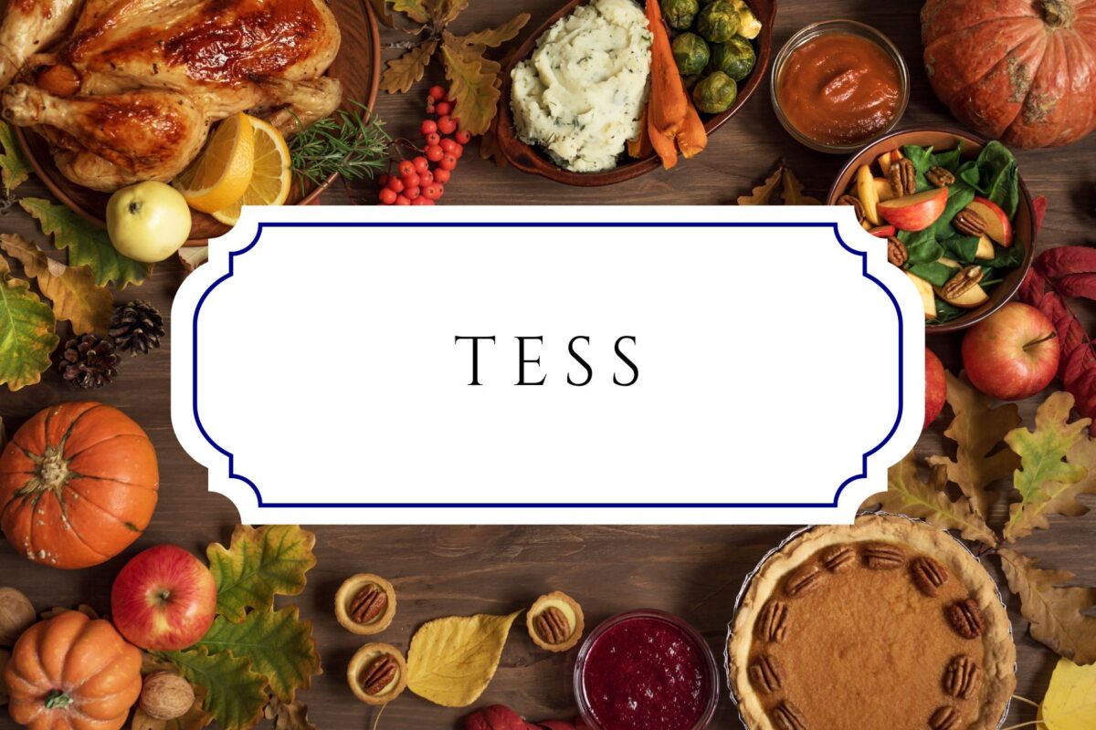 thanksgiving names tess