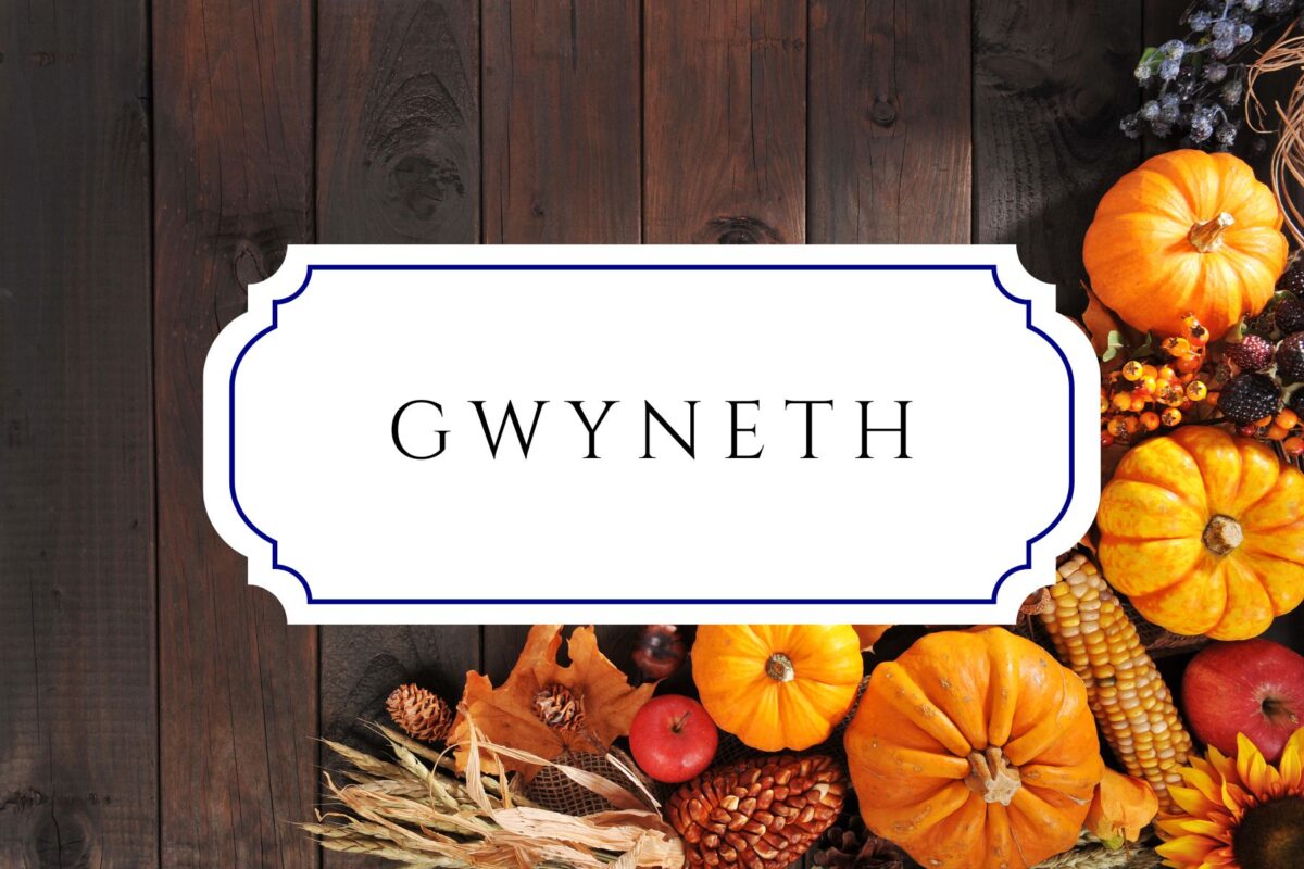 thanksgiving names gwyneth